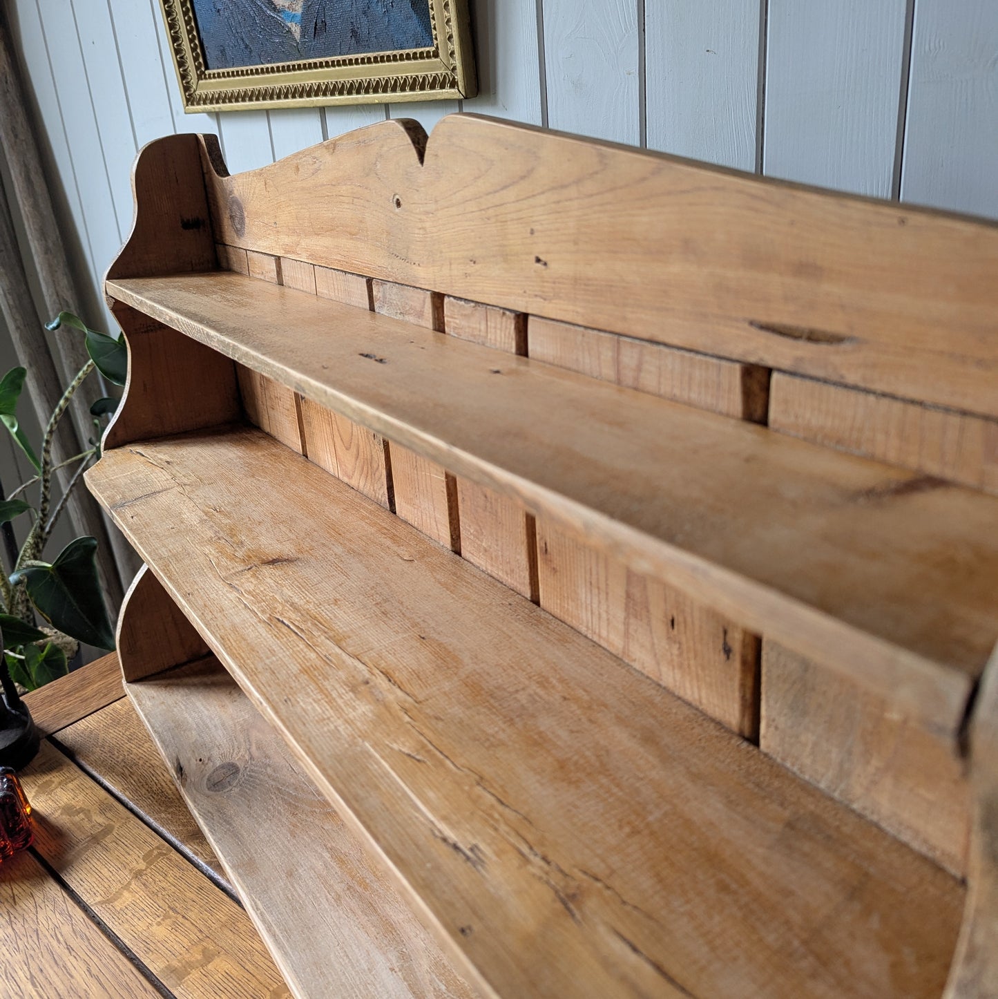Small Antique Pine Shelves