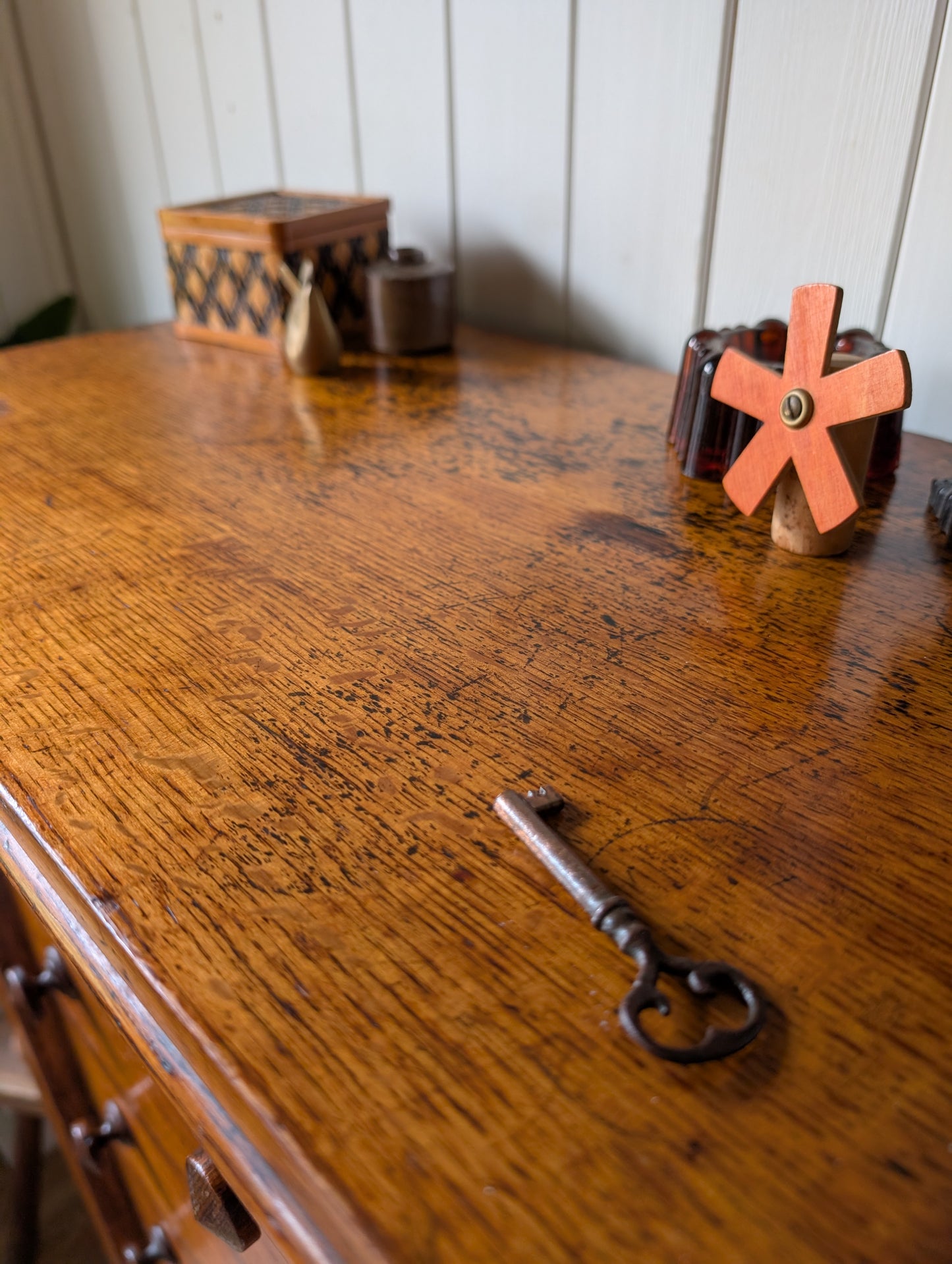 Antique Wellington Chest