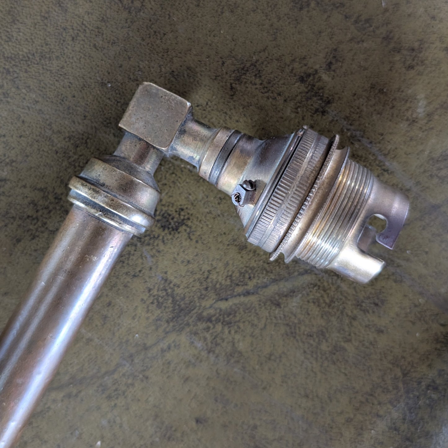 Pair of Antique Brass Wall Lights