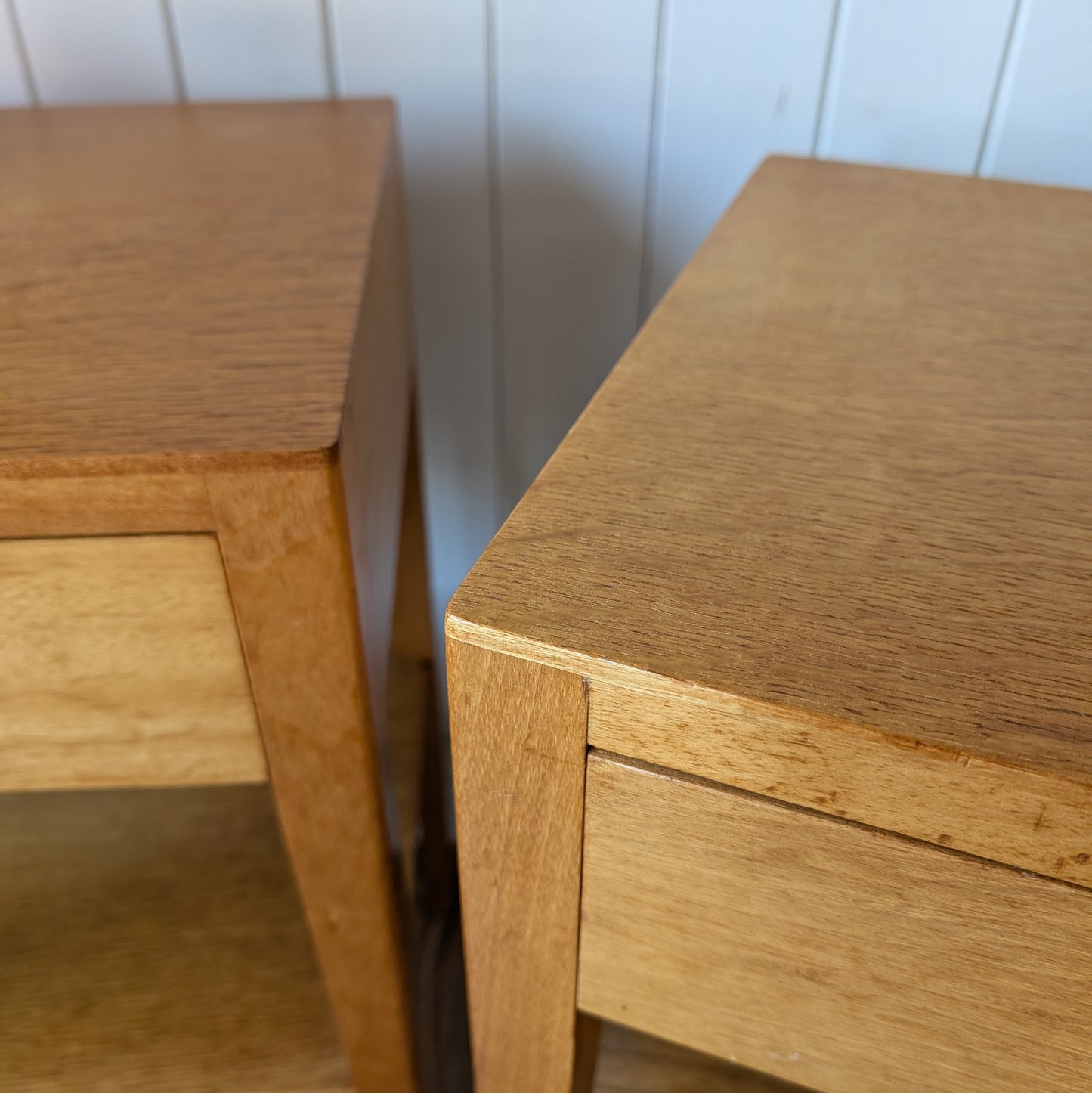 Pair of Mid Century Bedside Tables by H E Gibbs Ltd
