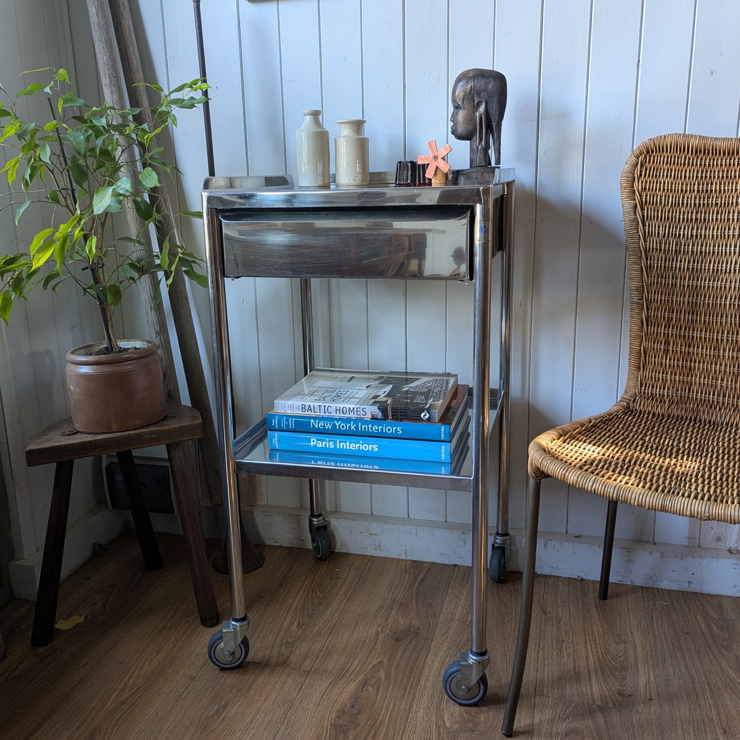Mid Century Medical Trolley
