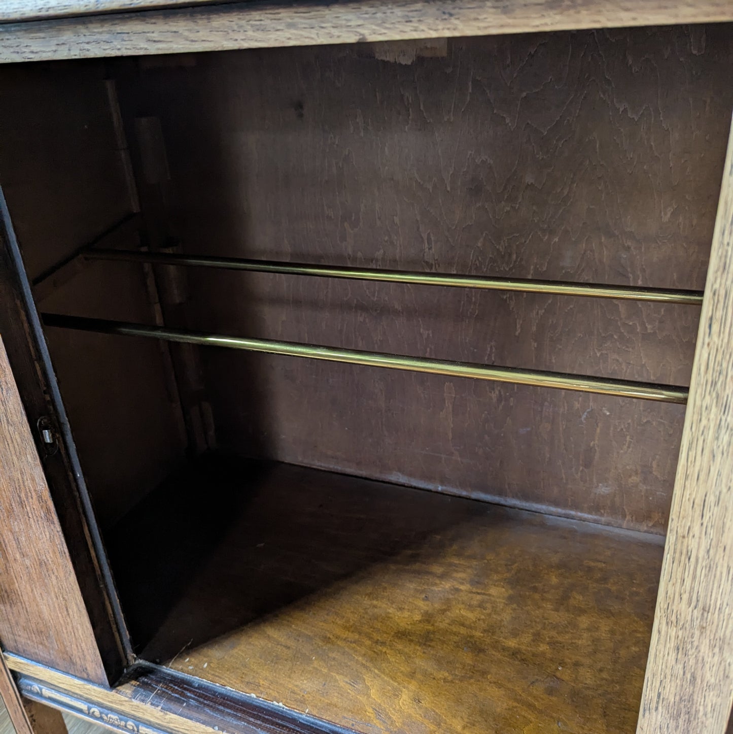 Small Antique Oak Cupboard