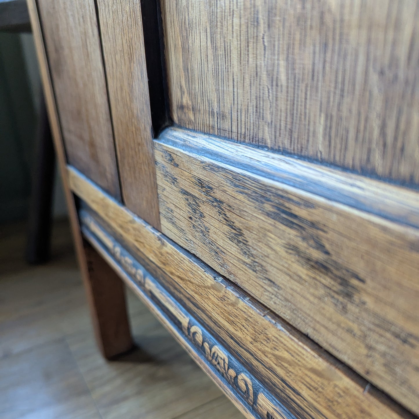Small Antique Oak Cupboard