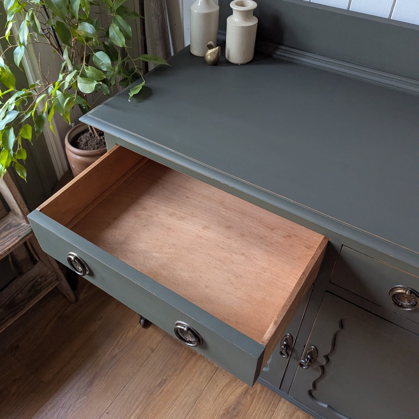 Painted Antique Cupboard