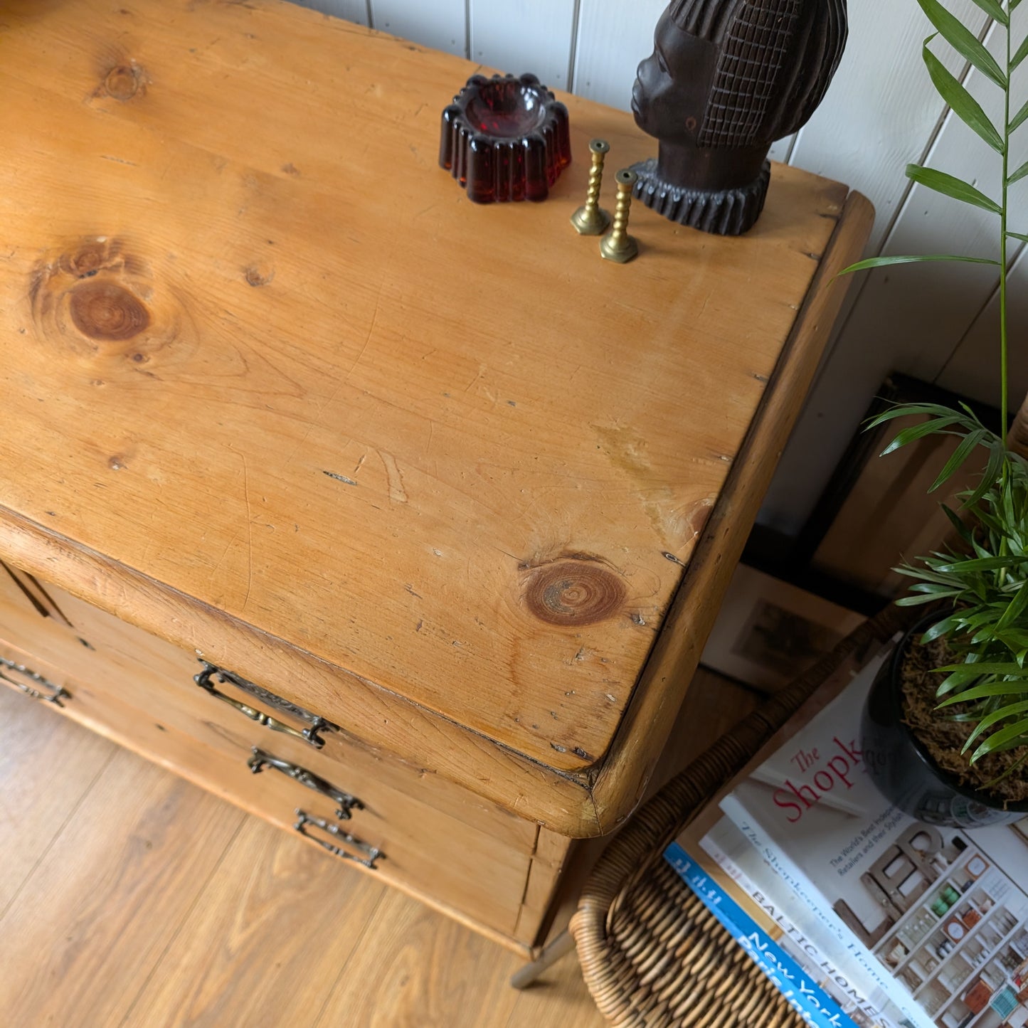 Small Victorian Pine Chest of Drawers