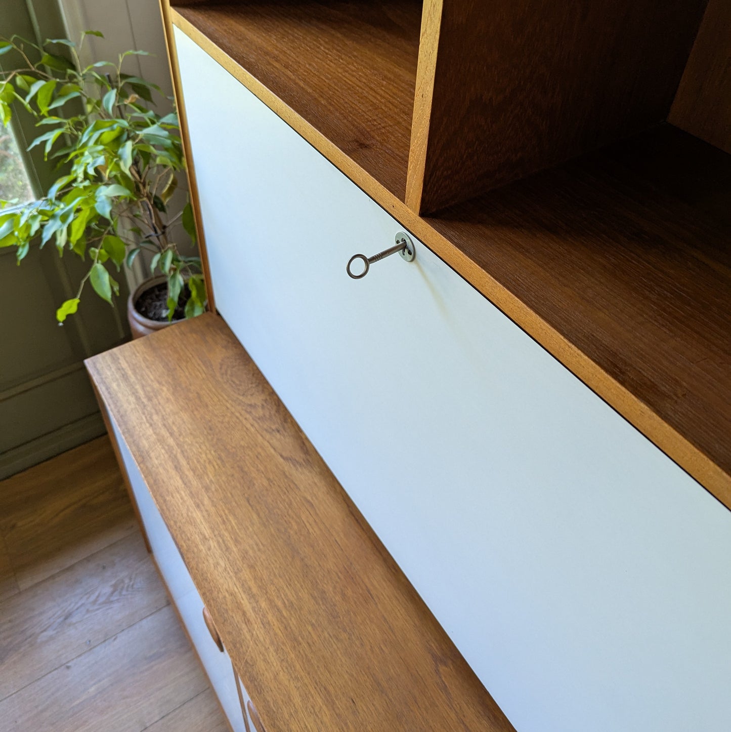 Mid Century Bookcase Bureau