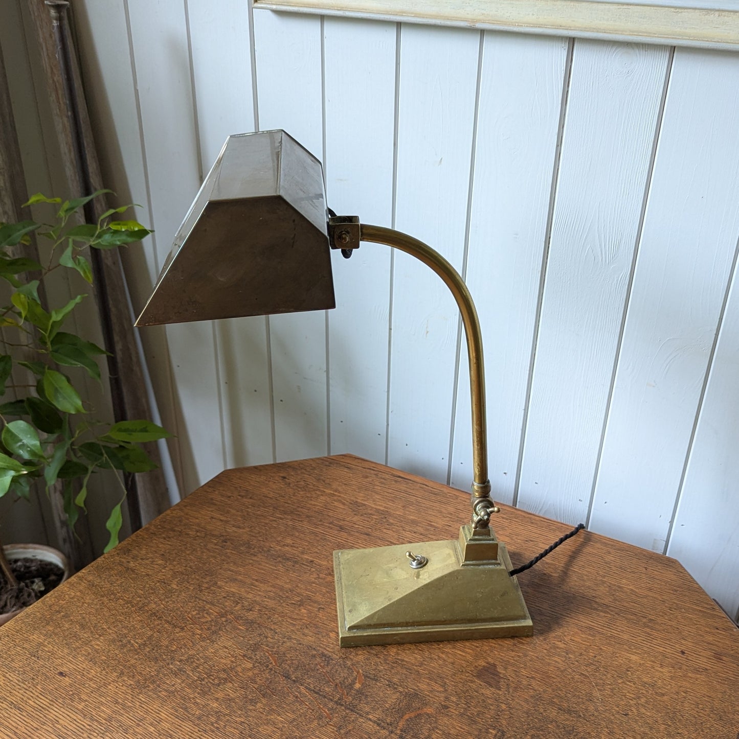 Antique Brass Desk Lamp