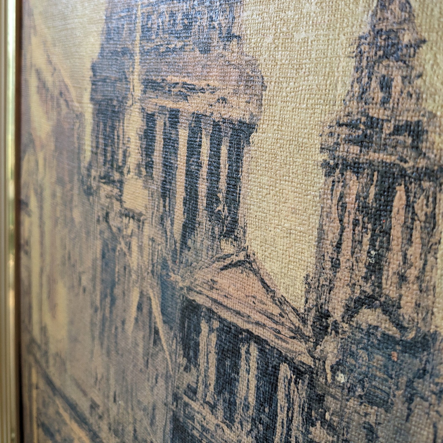 Mid Century Print of St Paul's Cathedral