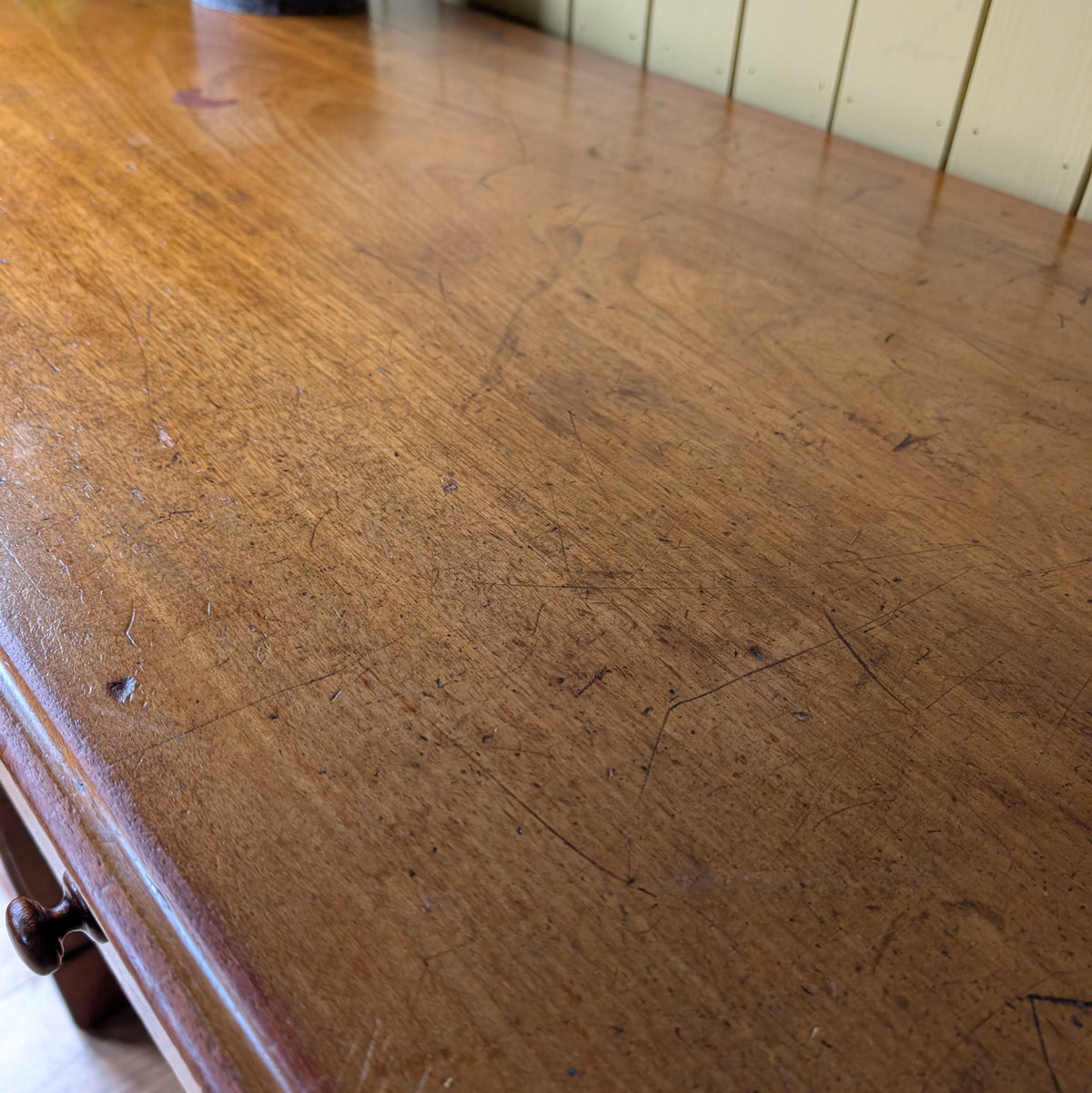 Antique Twin Pedestal Desk