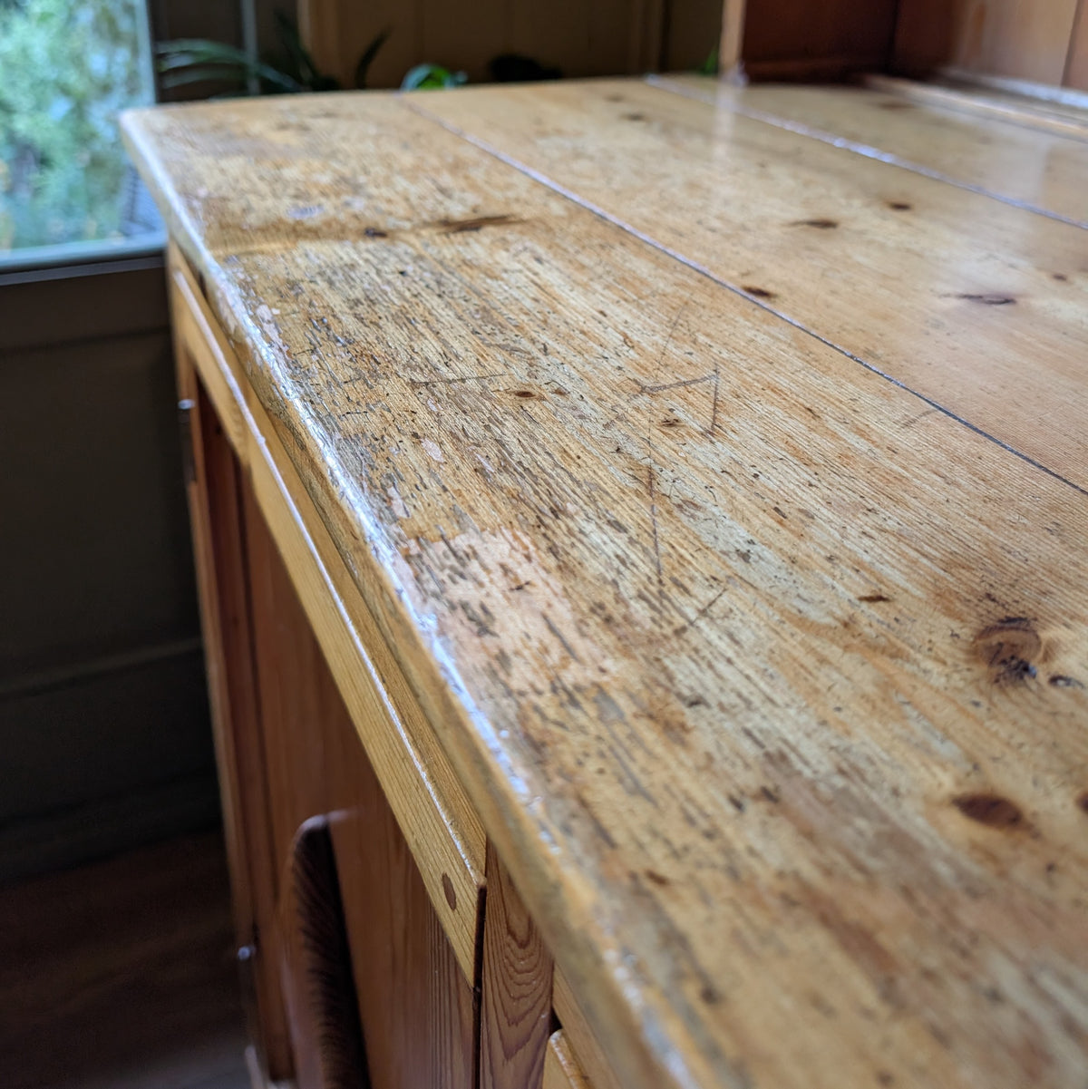 Vintage Pine Kitchen Dresser