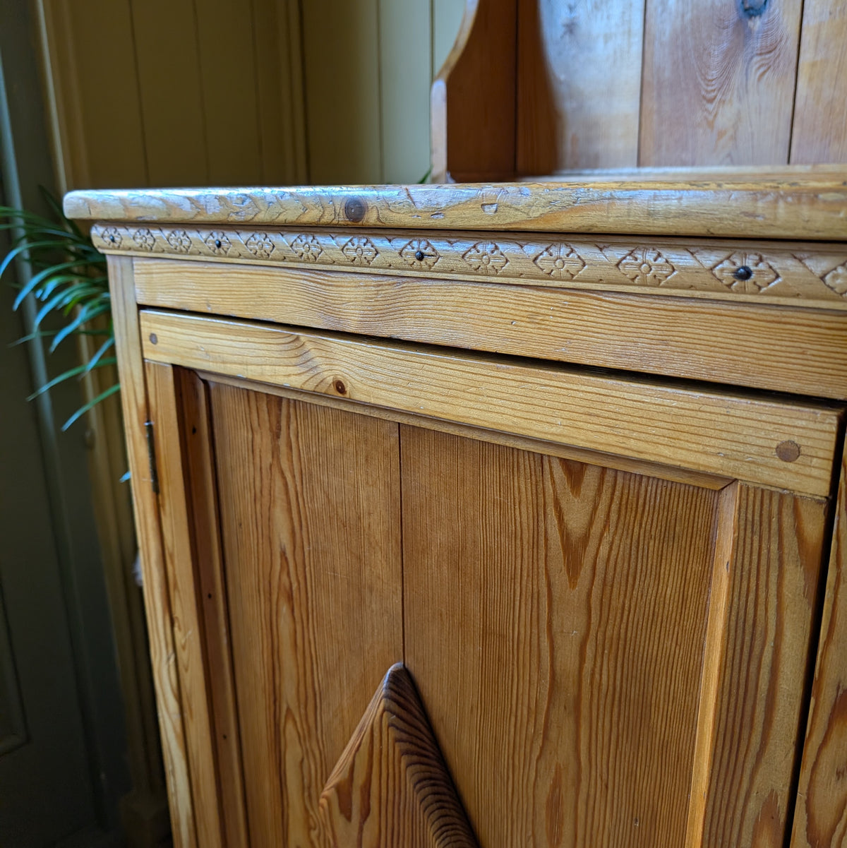 Vintage Pine Kitchen Dresser