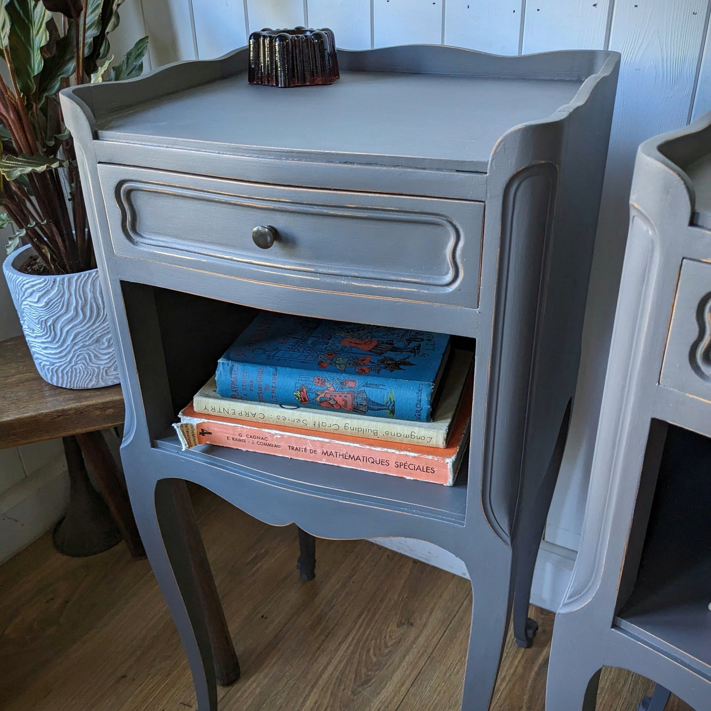 Pair of Painted French Bedside Tables