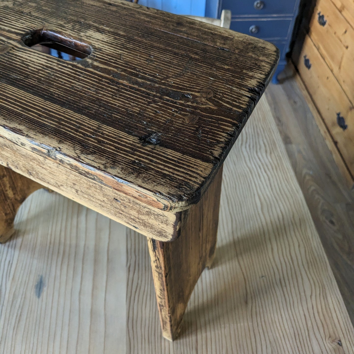 Rustic Antique Stool