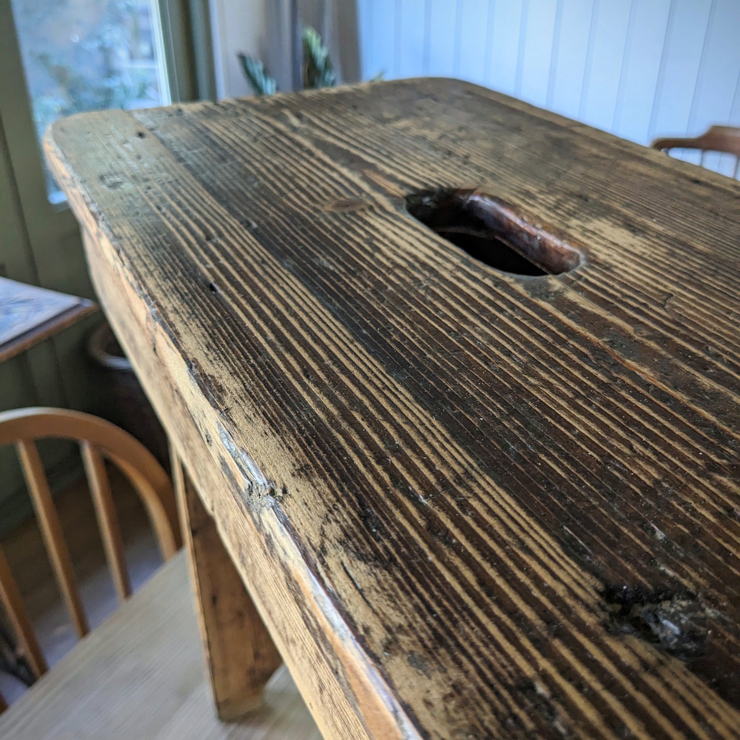 Rustic Antique Stool