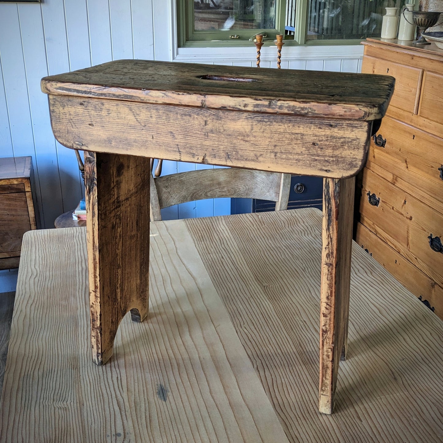 Rustic Antique Stool