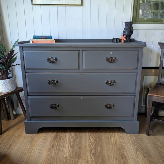 Painted Antique Chest of Drawers