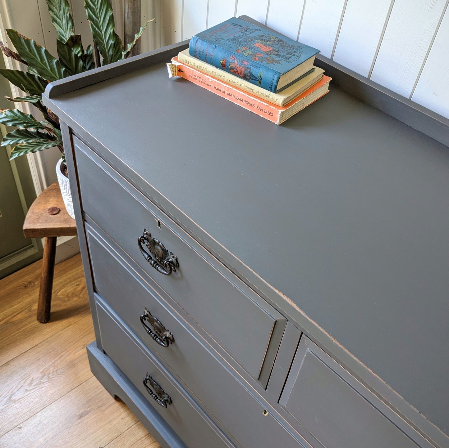 Painted Antique Chest of Drawers
