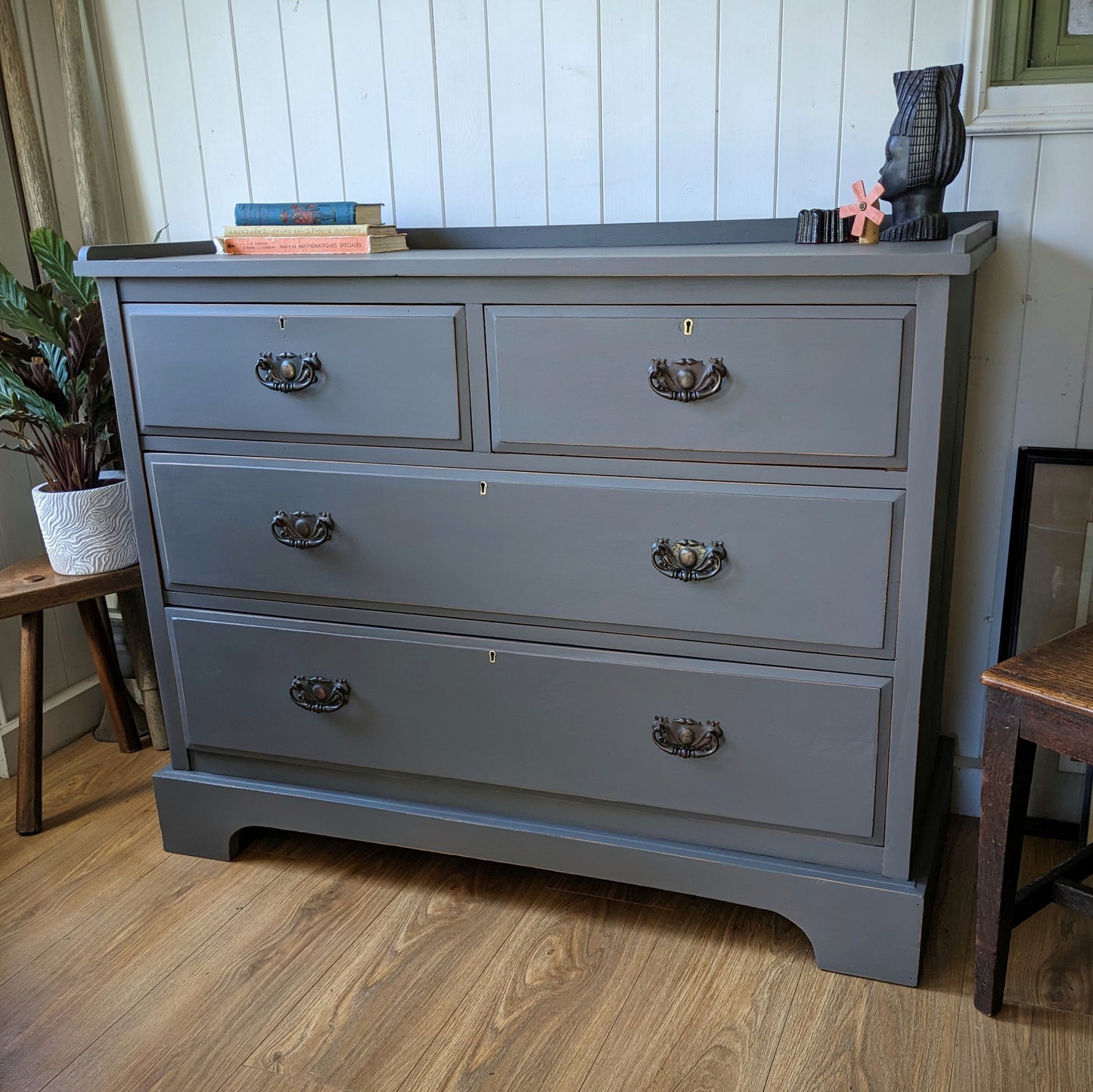 Painted Antique Chest of Drawers