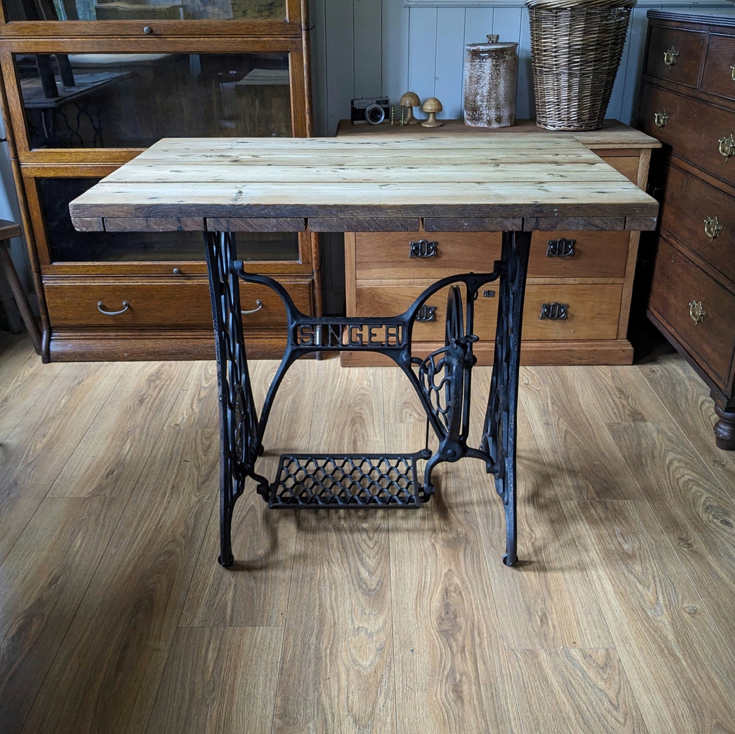 Antique Singer Table