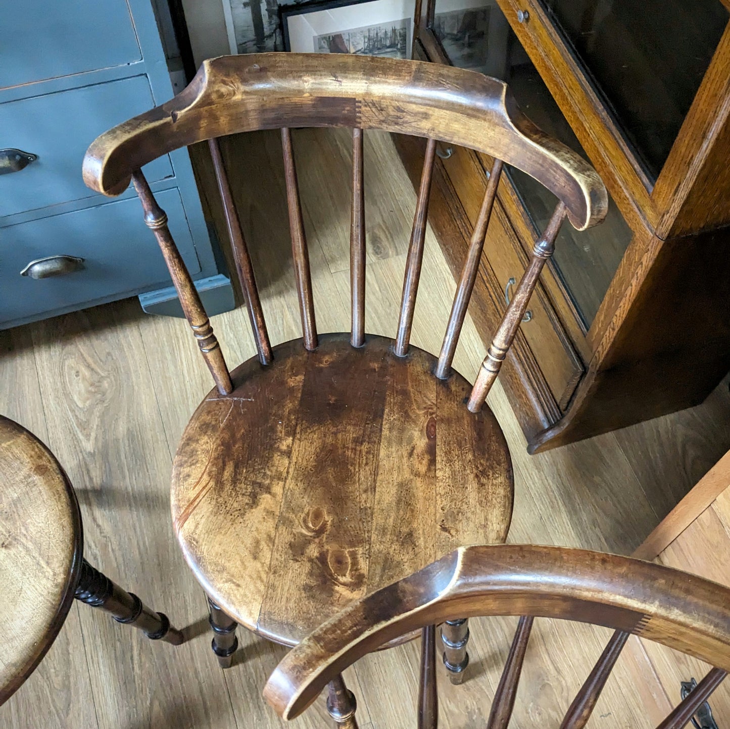 Four Swedish Antique Penny Chairs