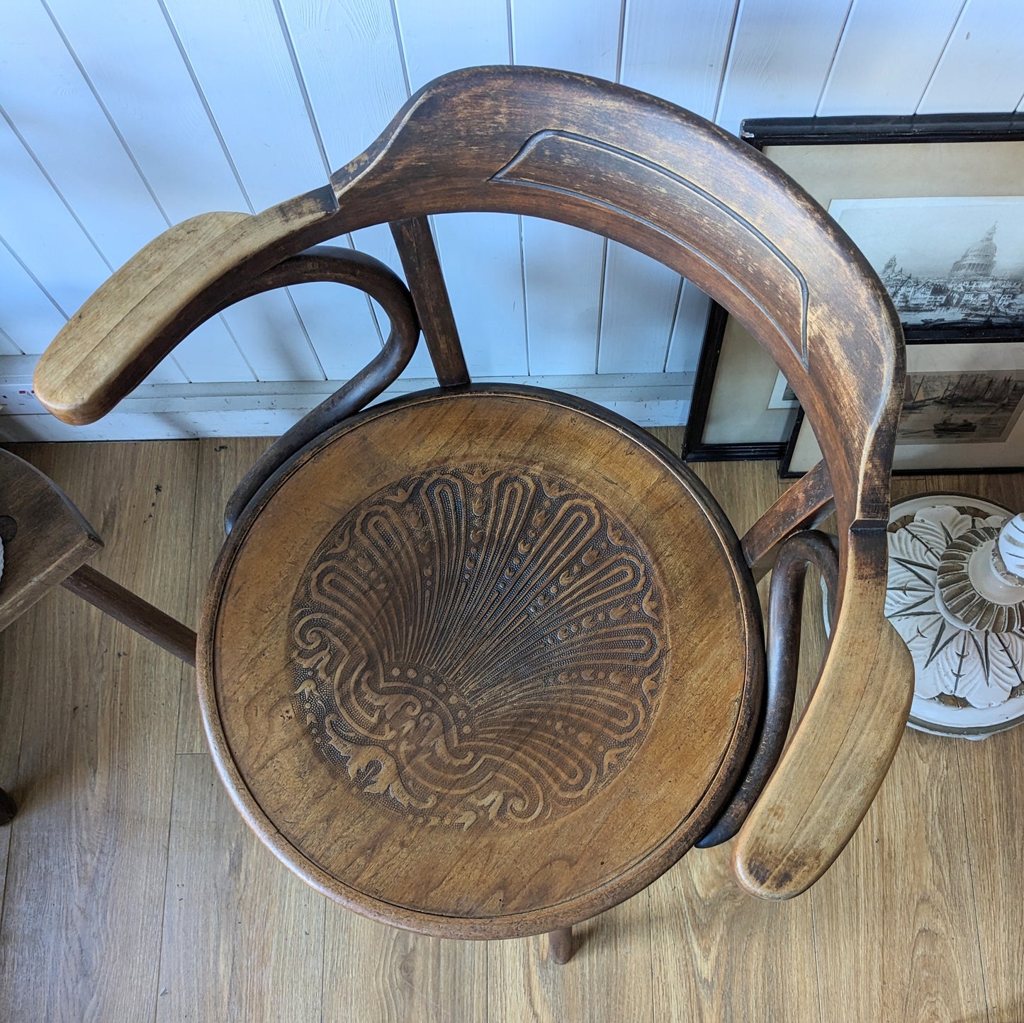 Antique Bentwood Armchair