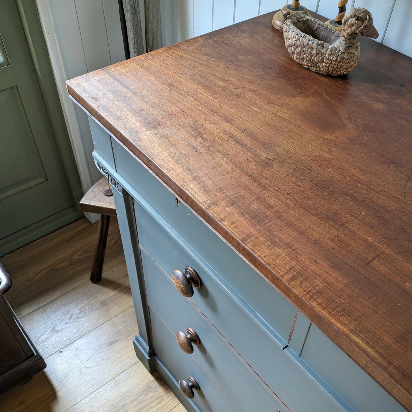 Painted French Chest of Drawers