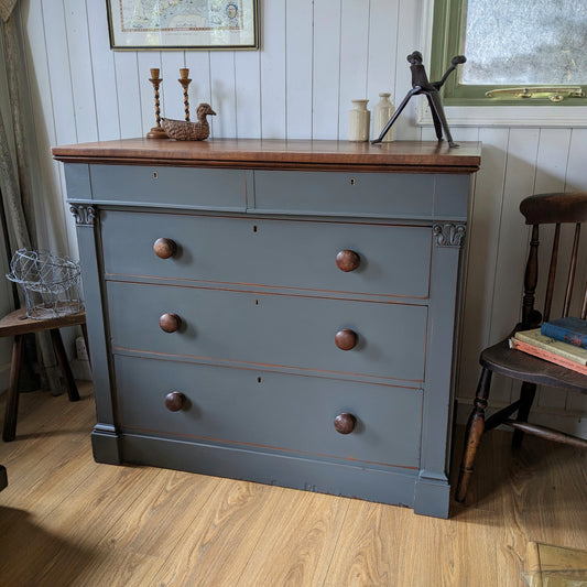Painted French Chest of Drawers