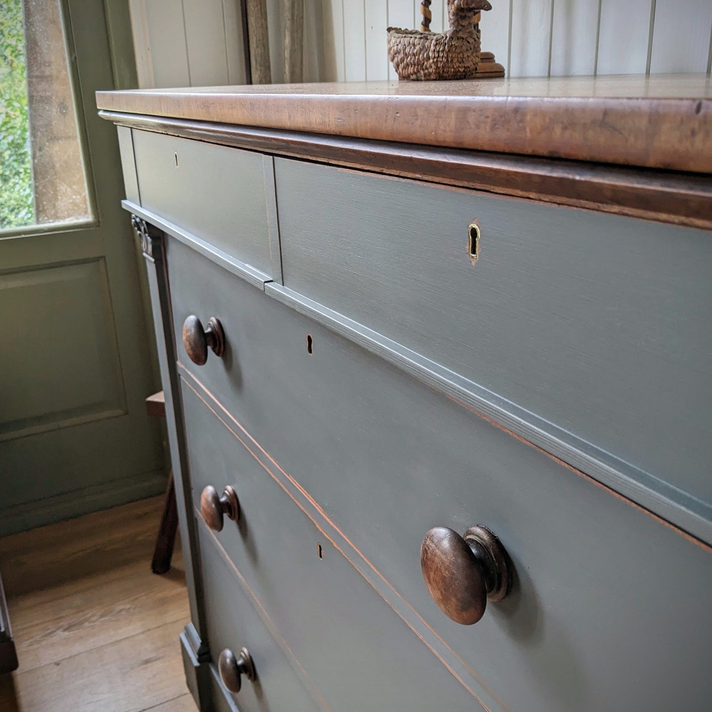 Painted French Chest of Drawers