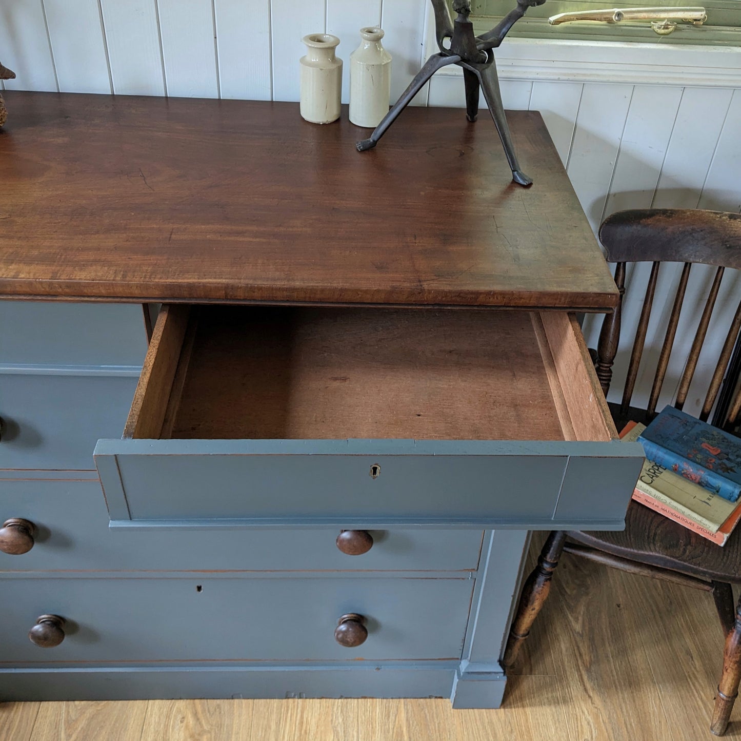 Painted French Chest of Drawers