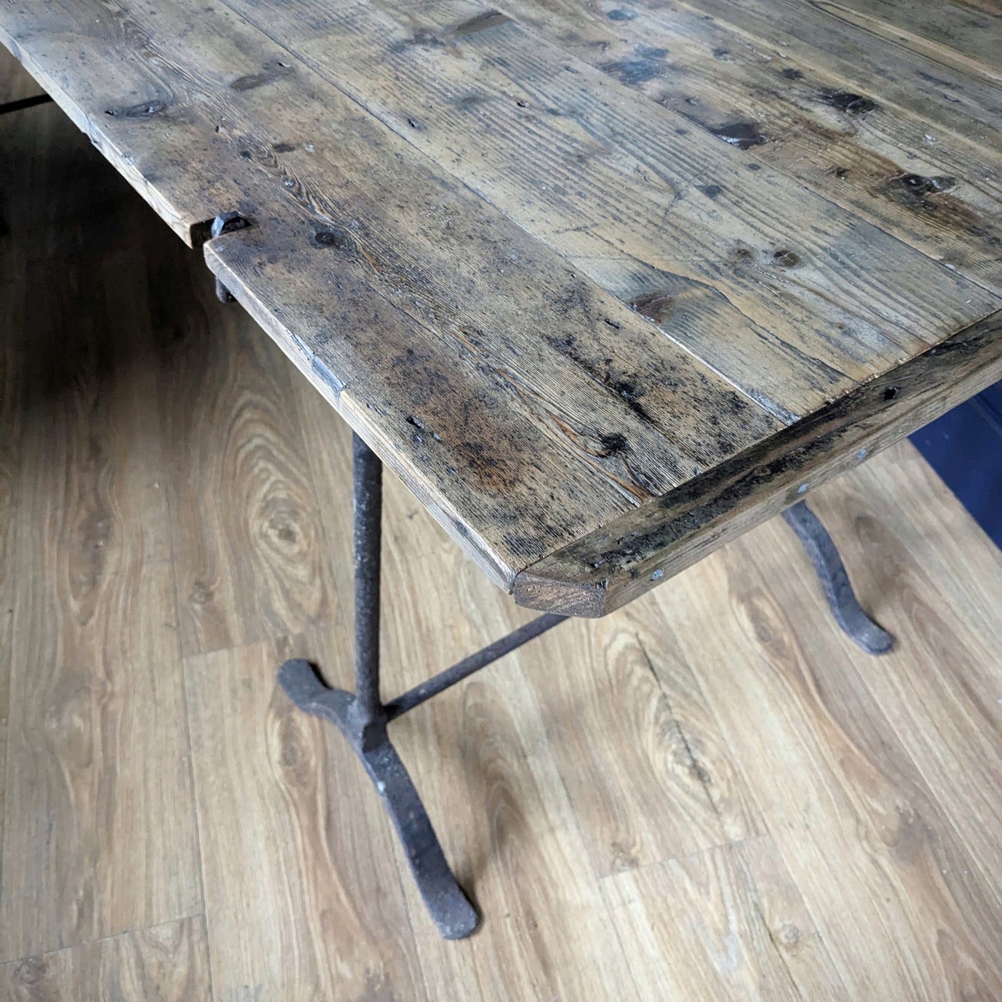 Large Antique Trestle Table