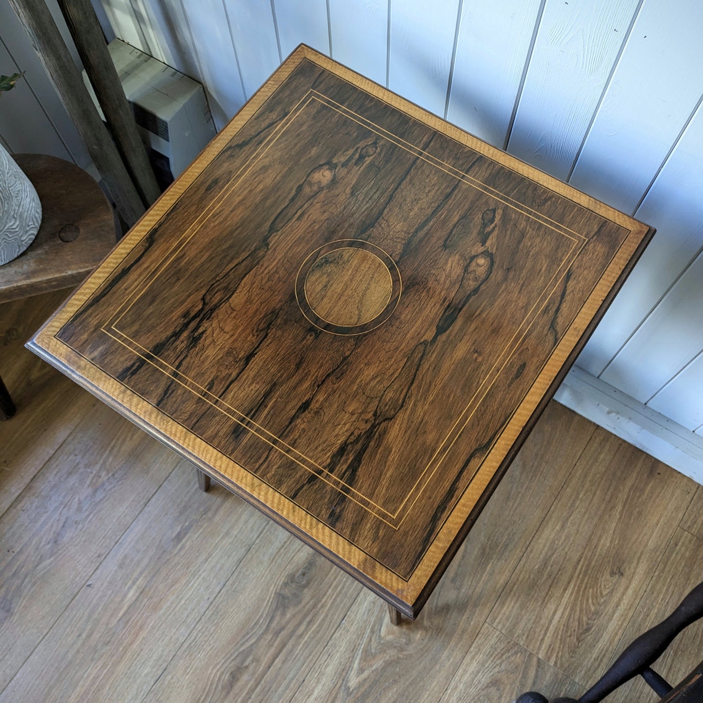 Edwardian Rosewood Veneer Occasional Table