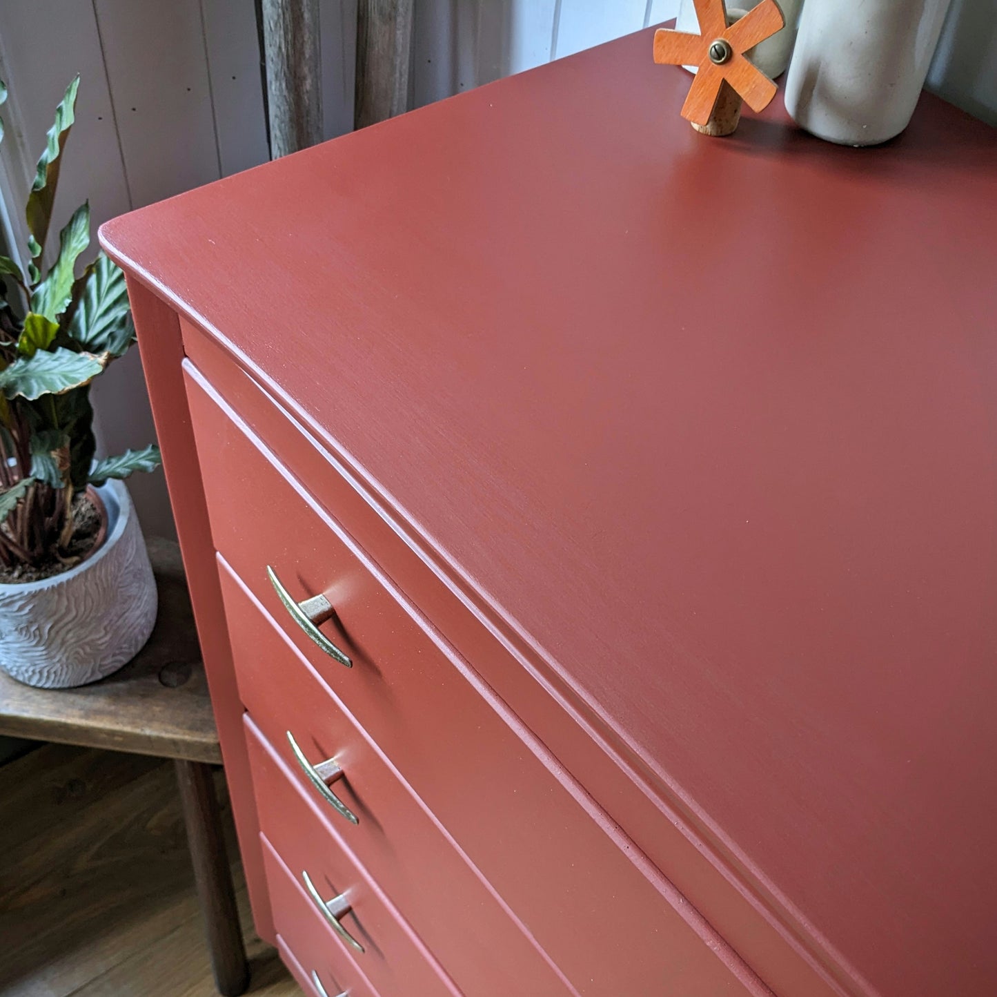 Painted Mid Century Chest of Drawers