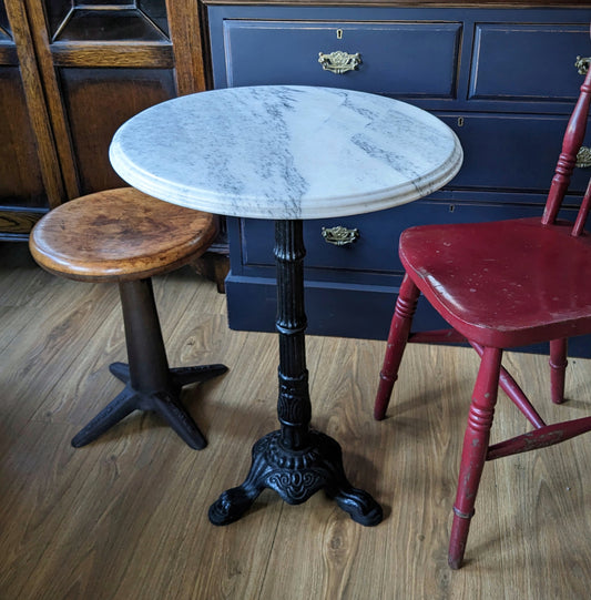 Marble Topped Side Table