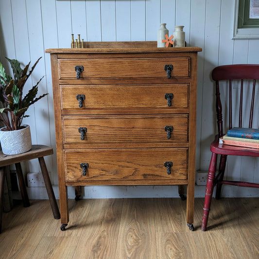 Vintage Oak Chest of Drawers