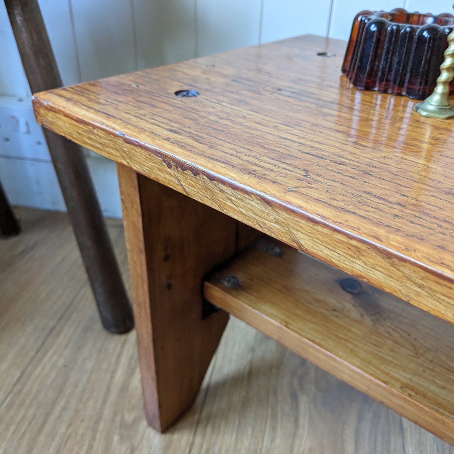 Scratch Built Oak Side Table