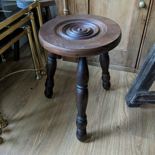 Rustic French Milking Stool