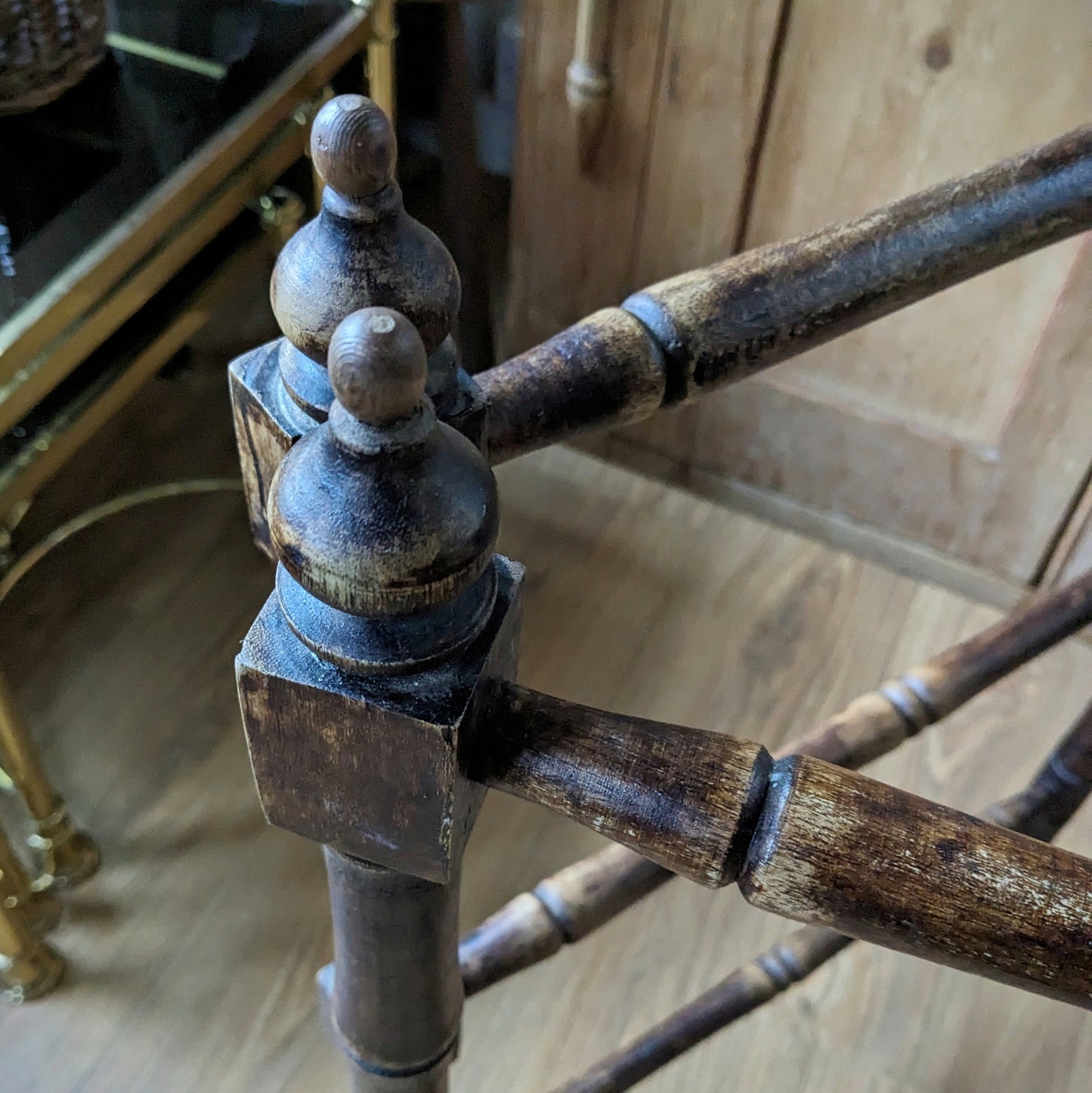 Rustic Antique Clothes Airer