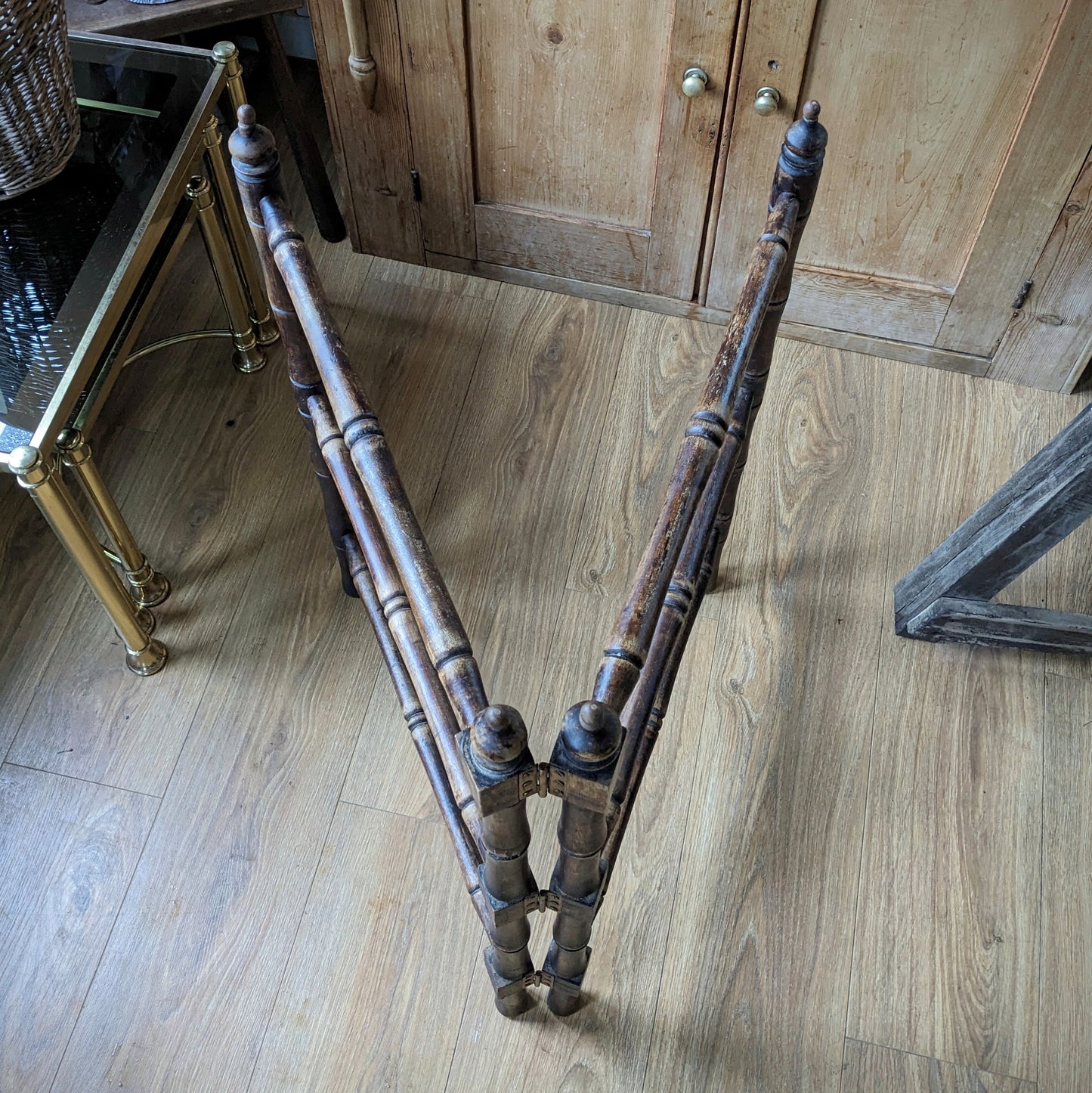Rustic Antique Clothes Airer