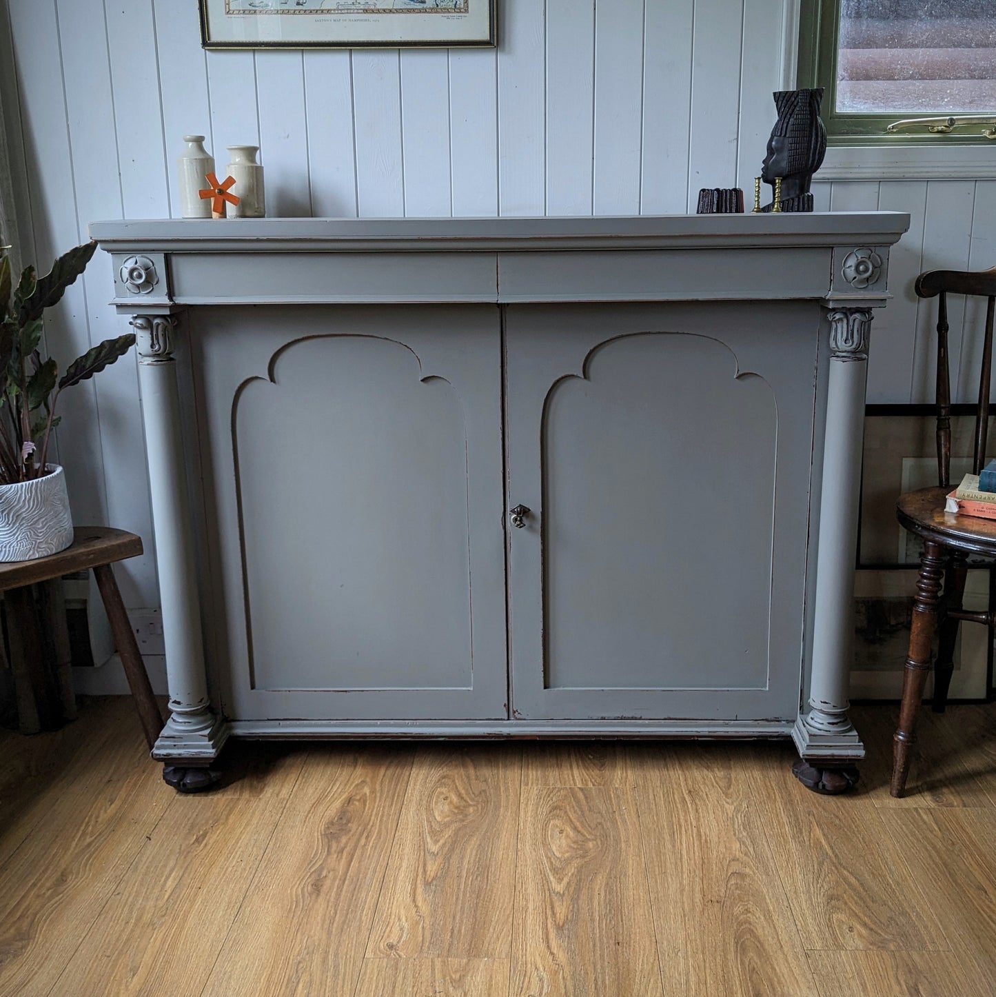 Painted Victorian Cupboard