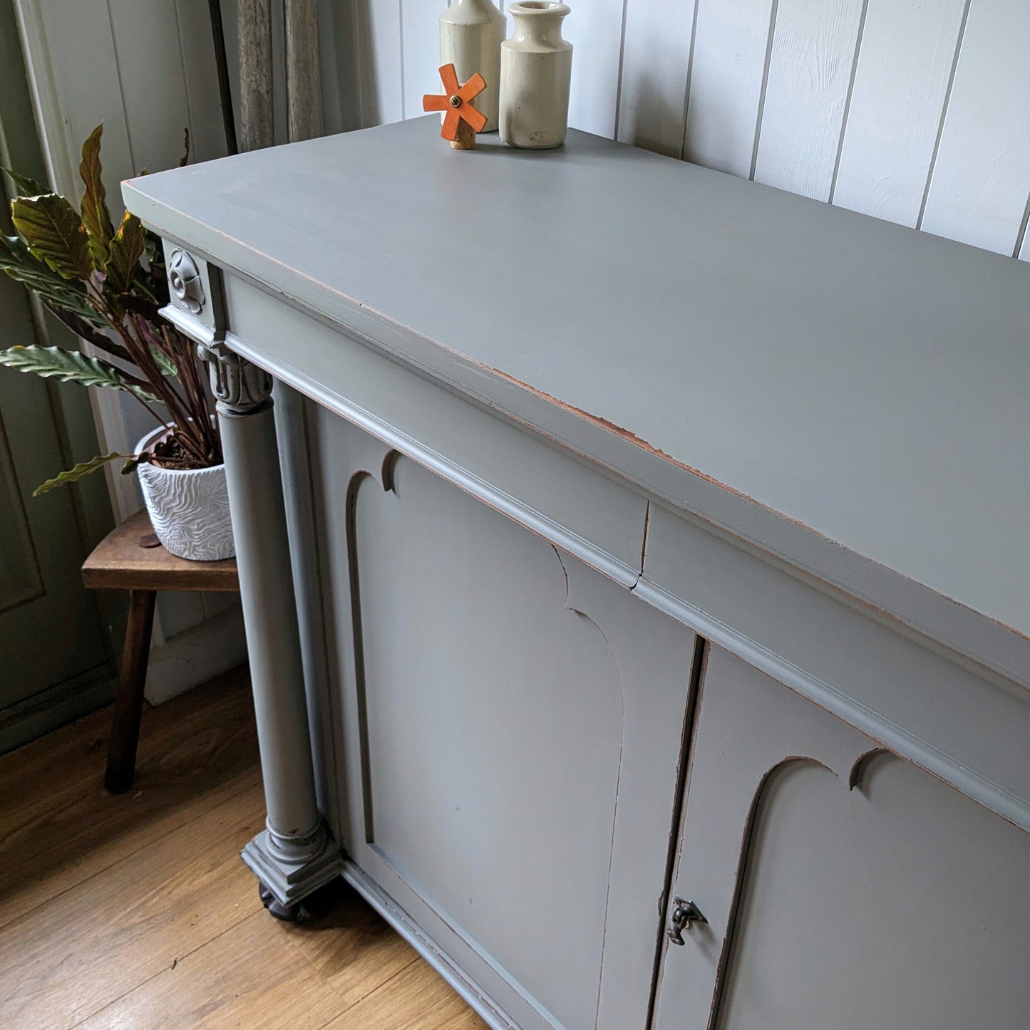 Painted Victorian Cupboard
