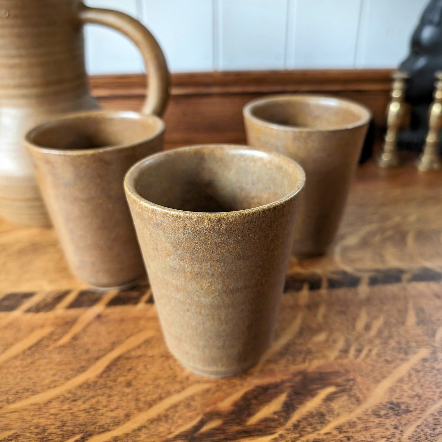 Vintage French Water Jug and Six Tumblers