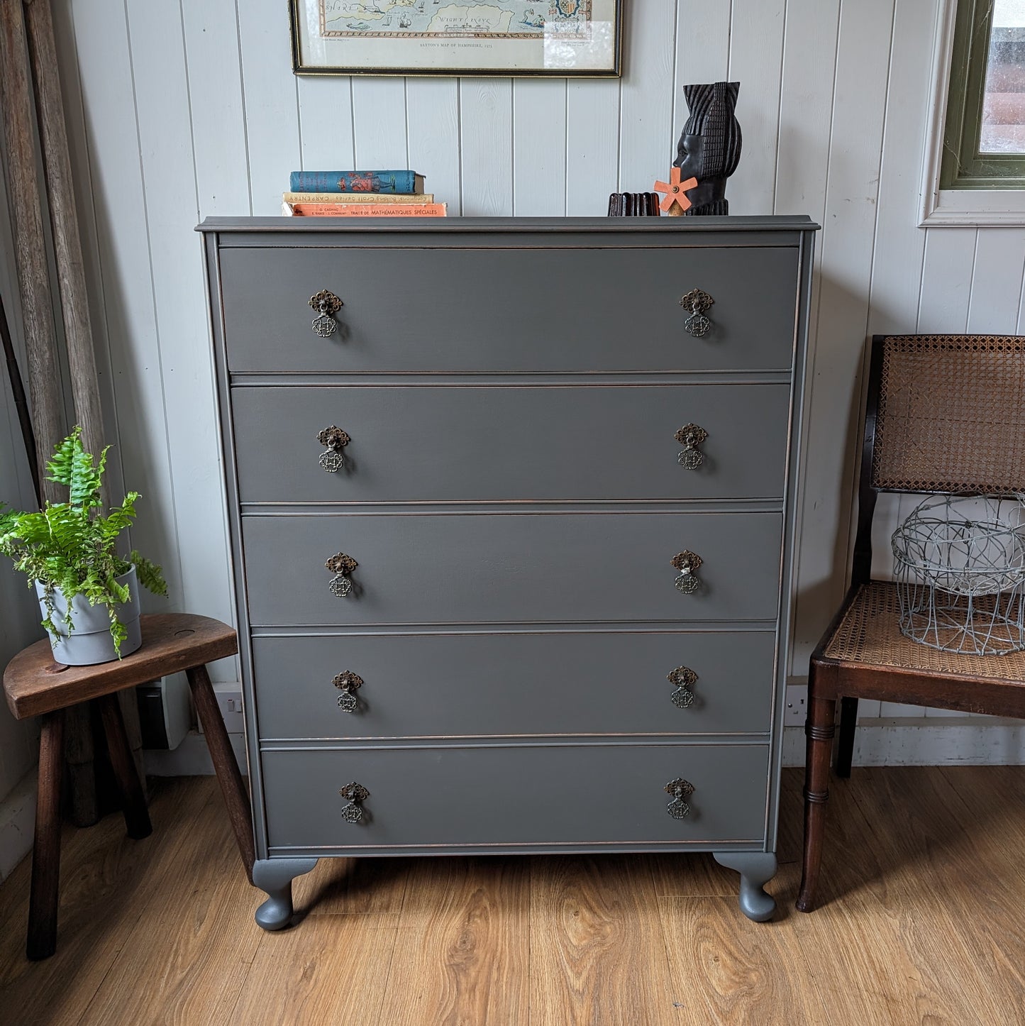 Vintage Painted Chest of Drawers