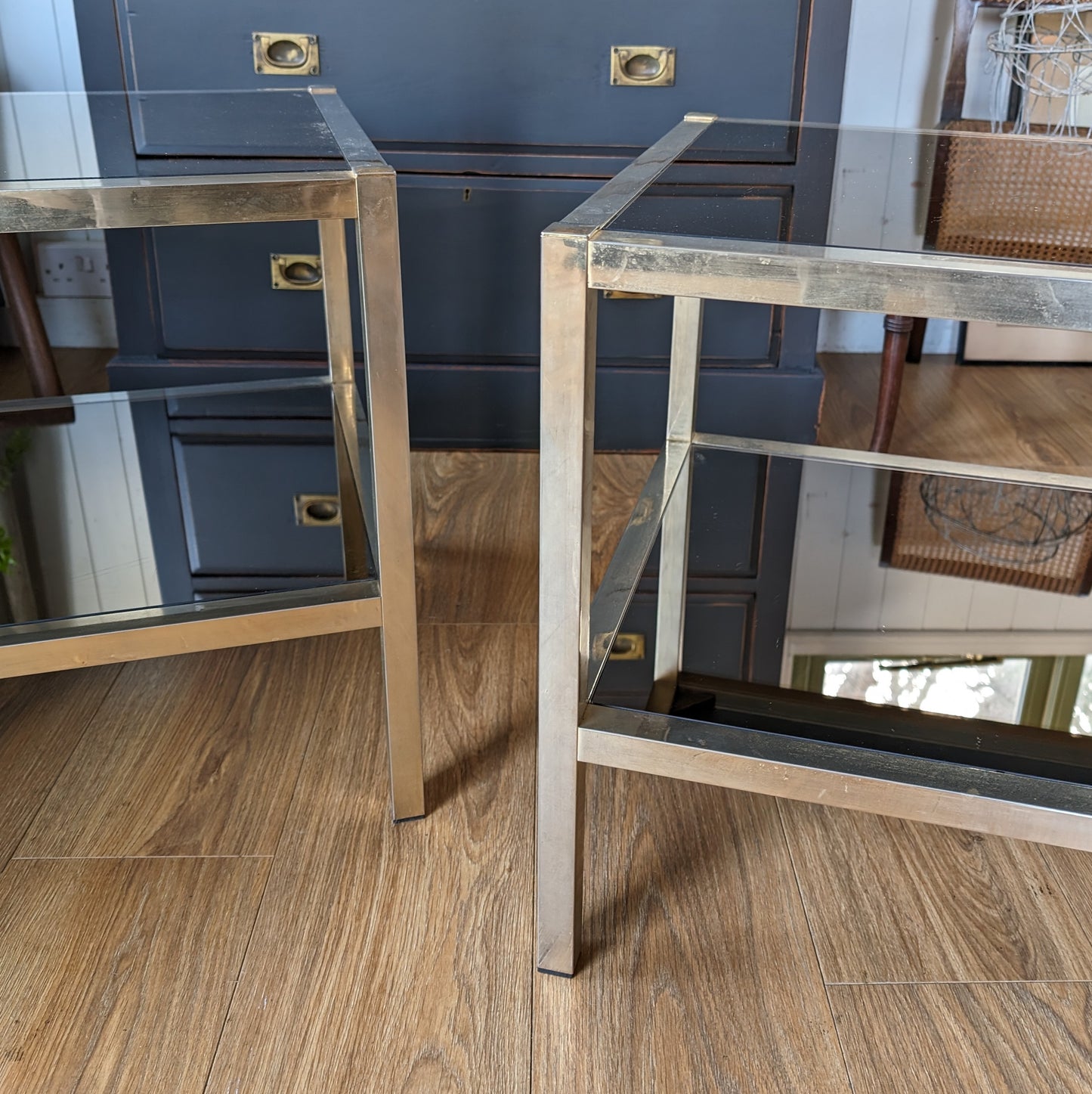 Pair of Mid Century Side Tables