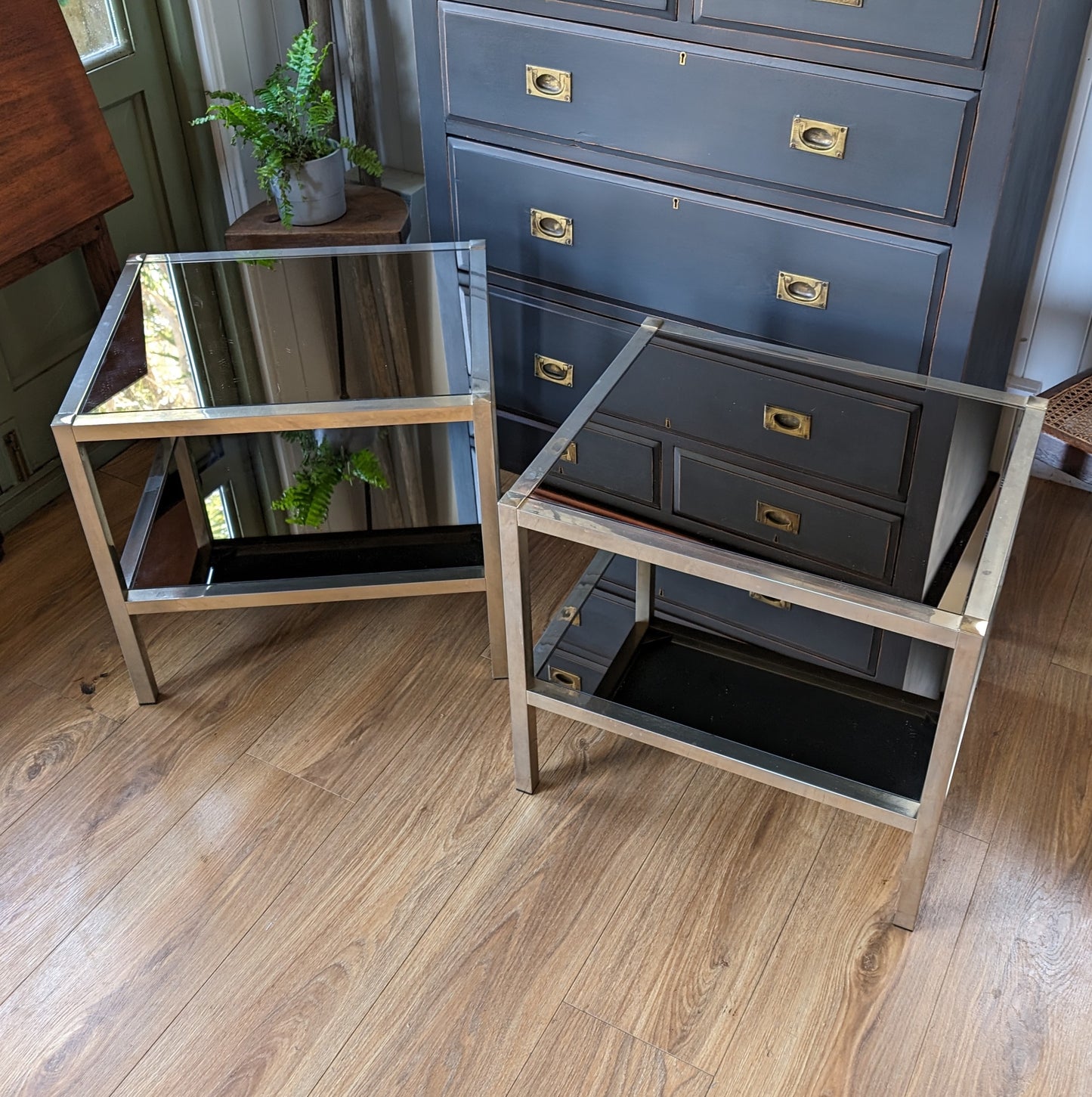 Pair of Mid Century Side Tables