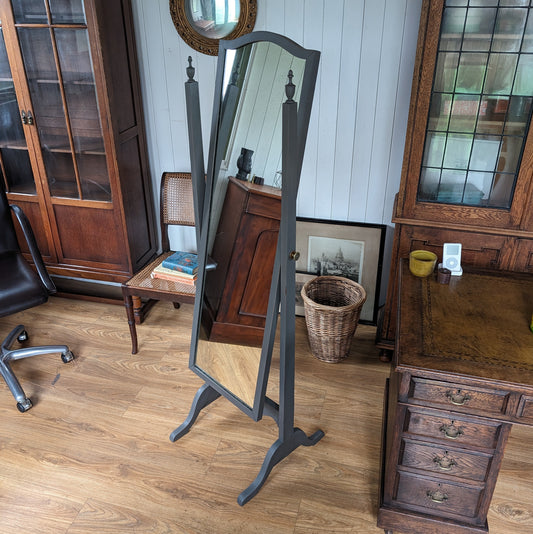 Painted Cheval Mirror