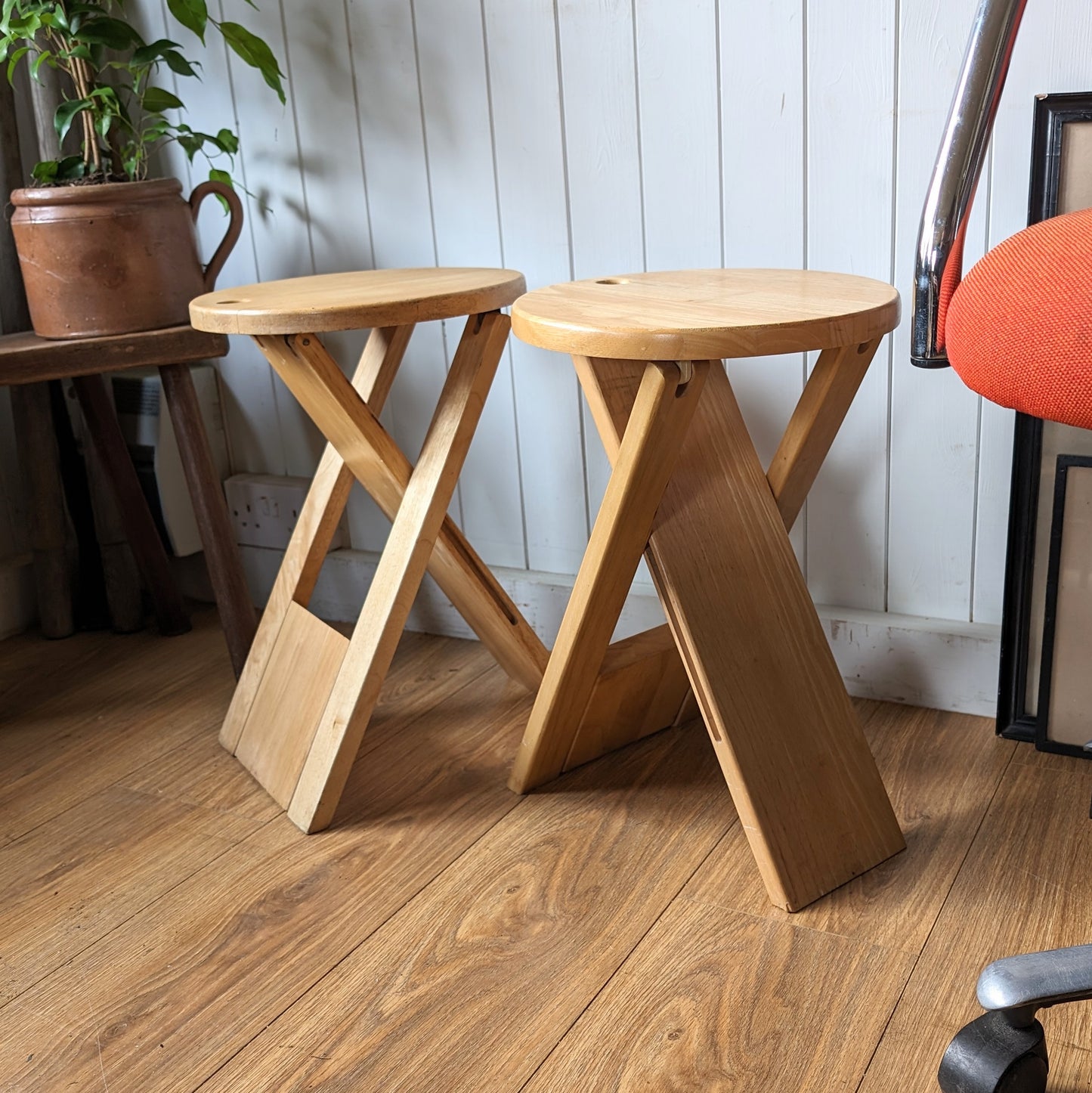 Pair of Vintage Suzy Stools