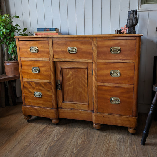 Antique Breakfront Sideboard