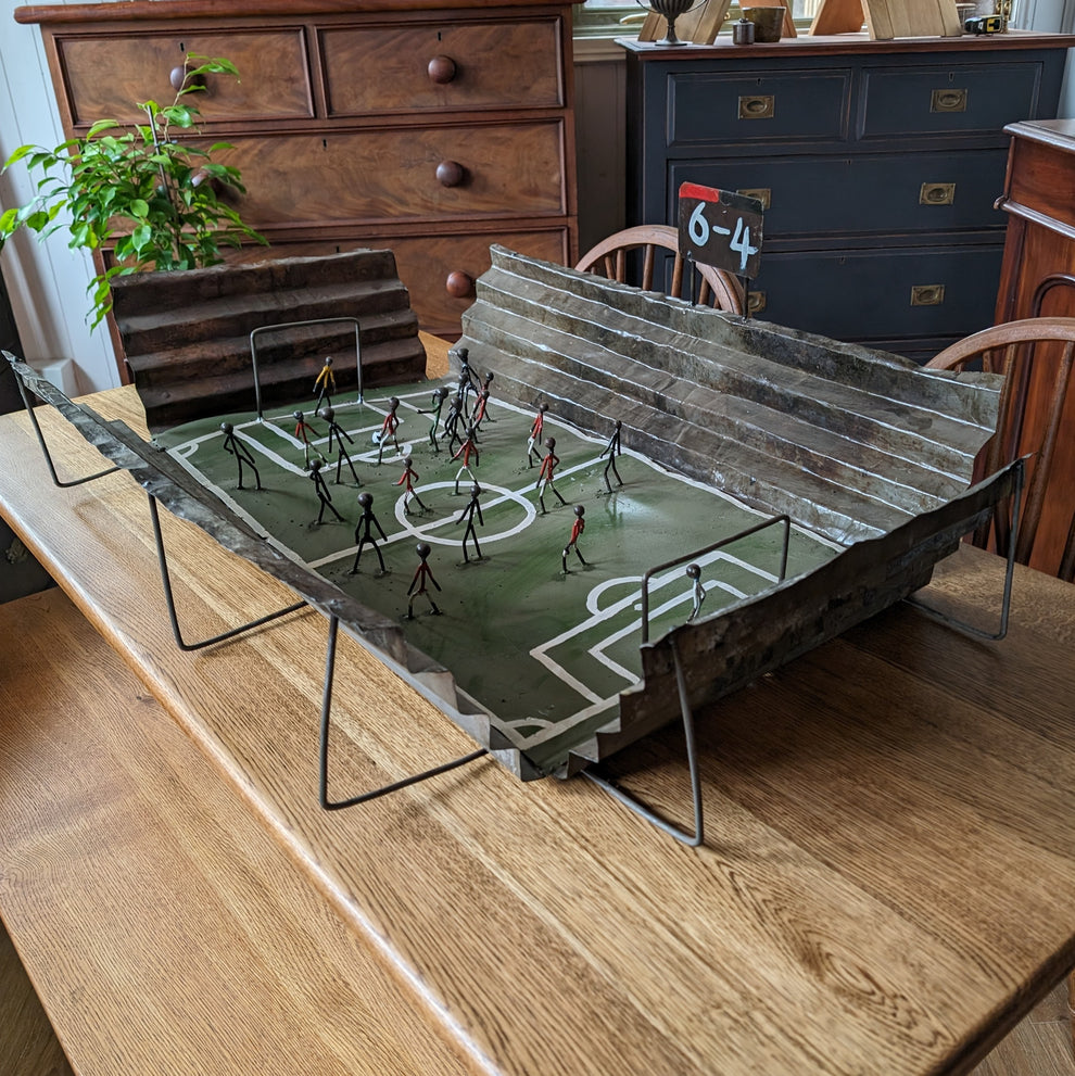 Rustic Metal Football Stadium Art – Henry Paints Furniture