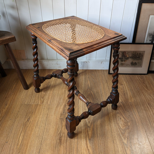 Antique Cane Stool