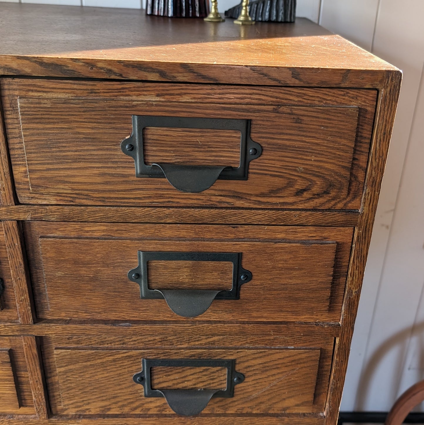 Antique Bank of Drawers